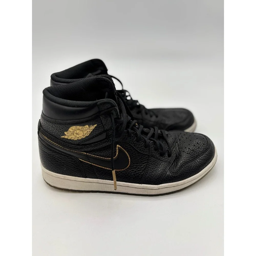 Nike Air Jordan 1 Retro High OG City of Flight Black Gold 555088-031 Mens 10